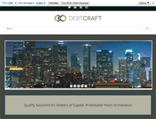 Tablet Screenshot of debtcraft.com